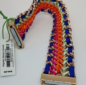 Bracelet Colorful Vera Bradley Woven Bracelet with Gold Accents NWT